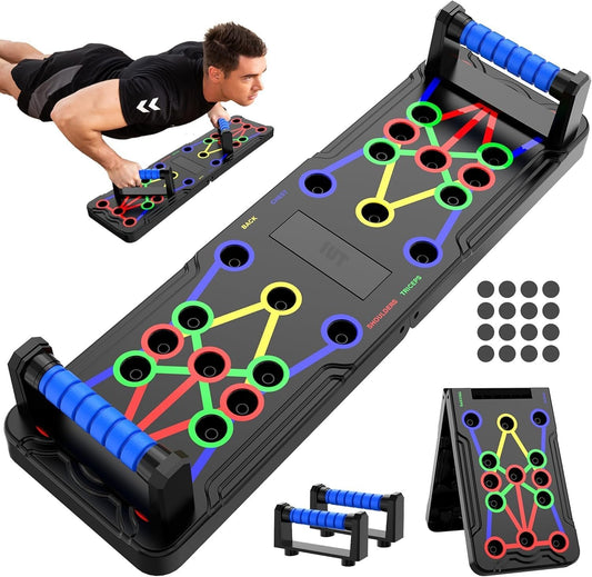 15 IN 1 PUSH UP BOARD-HOME WORKOUT TRAINING SYSTEM