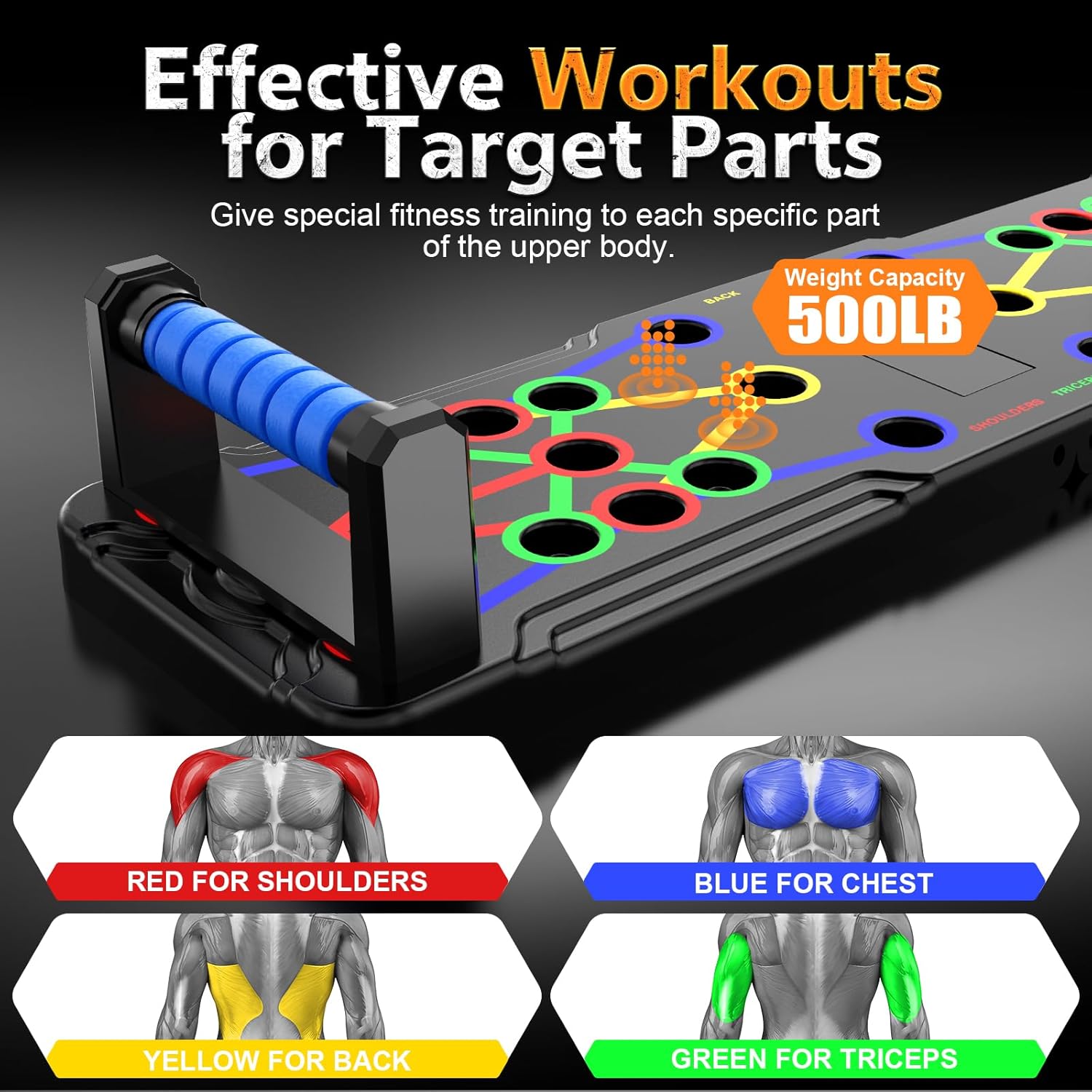 15 IN 1 PUSH UP BOARD-HOME WORKOUT TRAINING SYSTEM