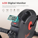 Under Desk Bike Pedal Exerciser – Mini Exercise Bike for Home & Office, Low Impact Arm & Leg Fitness Machine