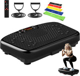 Vibration Plate Exercise Machine with Resistance Bands – Full Body Workout Platform for Home Fitness
