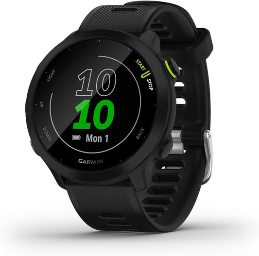 Garmin Forerunner 55 GPS Running Watch – Fitness Tracker with Heart Rate & Training Plans