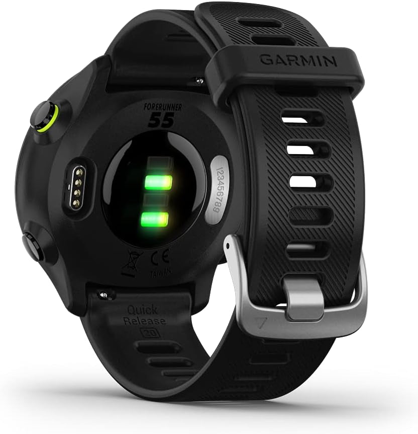 Garmin Forerunner 55 GPS Running Watch – Fitness Tracker with Heart Rate & Training Plans
