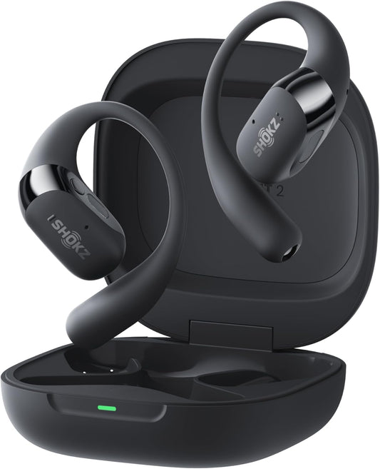 SHOKZ OpenDots ONE Open-Ear Clip-On Wireless Earbuds with Microphone, Bluetooth, Dolby Audio, Lightweight Comfortable Fit