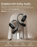 SHOKZ OpenDots ONE Open-Ear Clip-On Wireless Earbuds with Microphone, Bluetooth, Dolby Audio, Lightweight Comfortable Fit