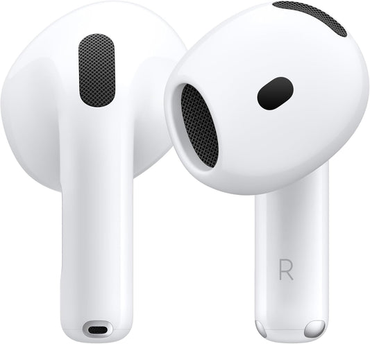 Apple AirPods 4 Wireless Earbuds with Active Noise Cancellation, Bluetooth, Spatial Audio, USB-C Charging Case