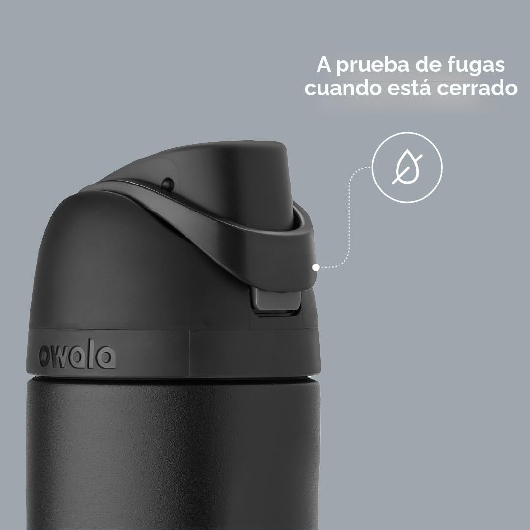 Owala FreeSip Insulated Stainless Steel Water Bottle 24oz – Leak Proof, BPA-Free Sports Bottle with Straw Lid