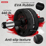 Vinsguir Ab Roller Wheel with Knee Pad – Core Workout Equipment for Home Gym & Full Body Training