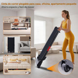3.0HP Smart Portable Treadmill with Handlebar – Compact Foldable Walking Pad for Home & Office, Quiet Motor, LED Display, Remote Control