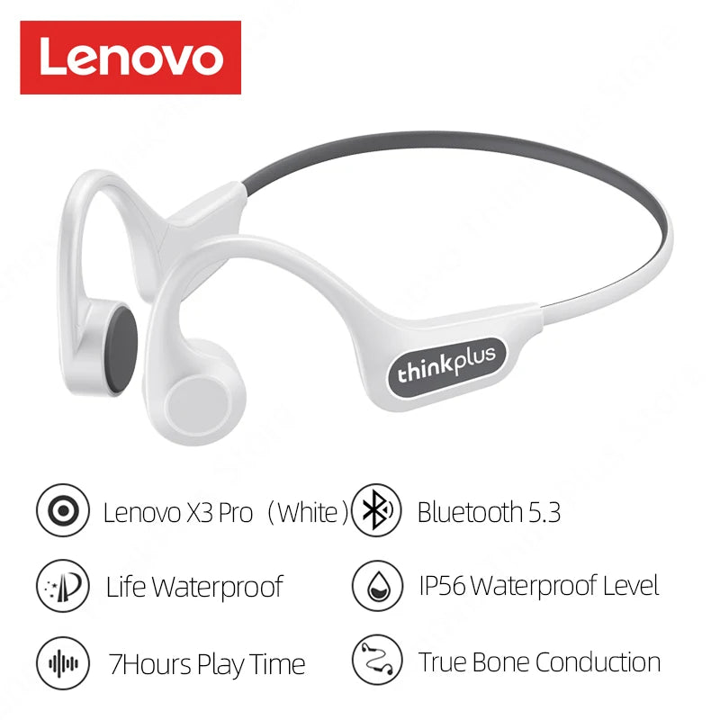 Lenovo Bone Conduction Earphones X4 X3 Pro Bluetooth
