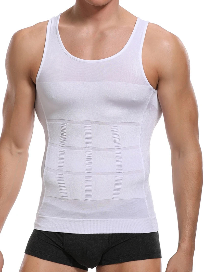 Mens SlimFit Body Shaper Vest