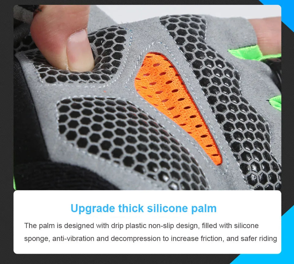 Half Finger Fitness Gloves- Anti-slip Gym Training Gloves