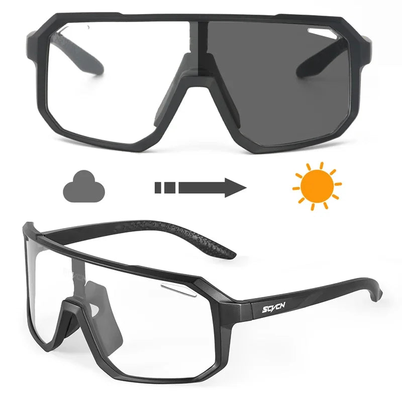 Photochromic Sport Cycling Sunglasses