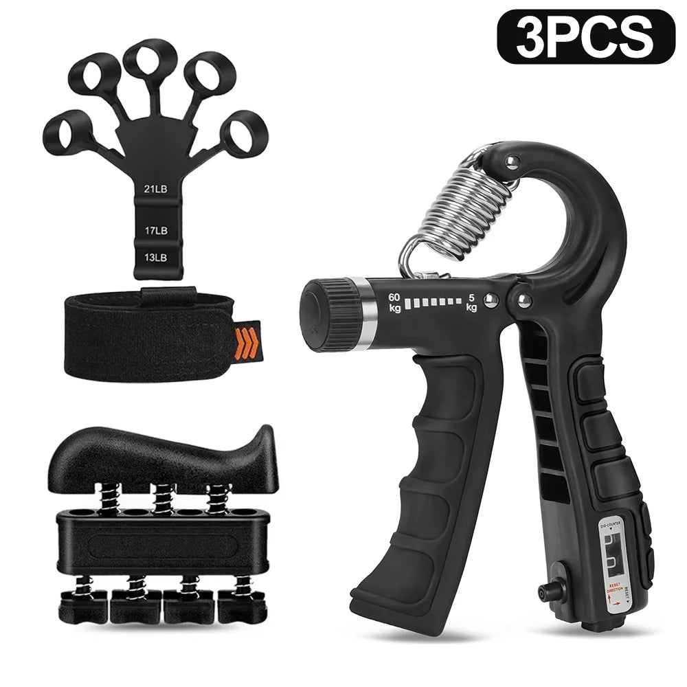 Hand Grip Adjustable 5-60kg-Ejercitador de Mano Profesional