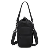 Hydration Bottle Carrier Bag with Phone Pocket – Adjustable Strap Travel Holder