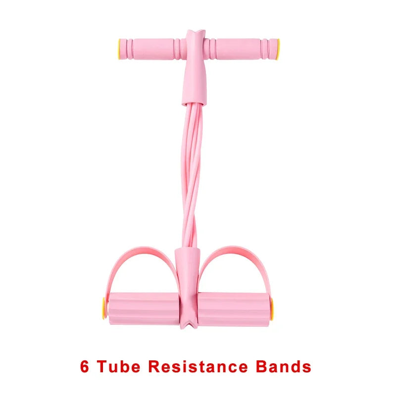 4-Level Resistance Band Tensioner with Non-Slip Handles-Home workout Resistance