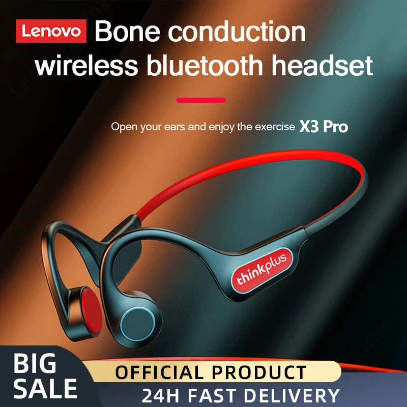 Lenovo Bone Conduction Earphones X4 X3 Pro Bluetooth