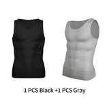 Mens SlimFit Body Shaper Vest