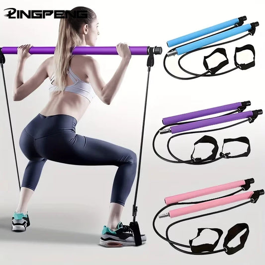 Home workout Pilates Bar Kit-Full Body Trainer