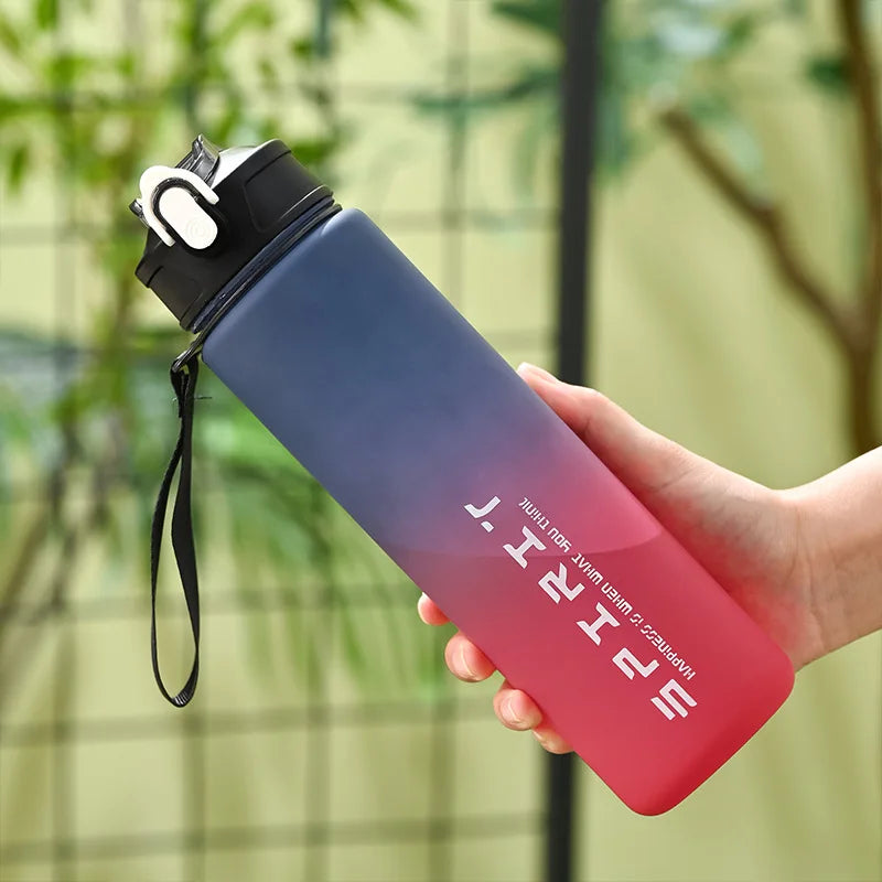 800ML Large Capacity Sports Water Bottle LeakProof Fitness Hydration Bottle