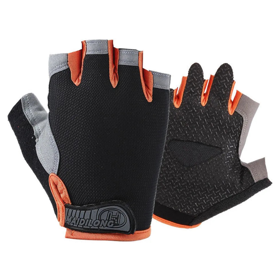 Half Finger Fitness Gloves- Anti-slip Gym Training Gloves