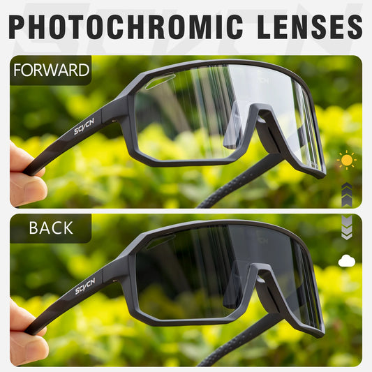 Photochromic Sport Cycling Sunglasses
