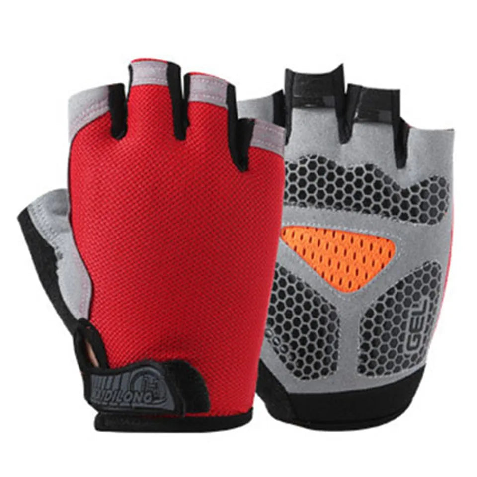 Half Finger Fitness Gloves- Anti-slip Gym Training Gloves