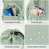 Hydration Bottle Carrier Bag with Phone Pocket – Adjustable Strap Travel Holder