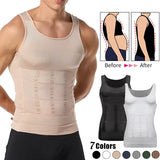 Mens SlimFit Body Shaper Vest