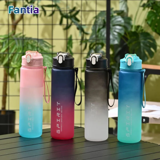 800ML Large Capacity Sports Water Bottle LeakProof Fitness Hydration Bottle