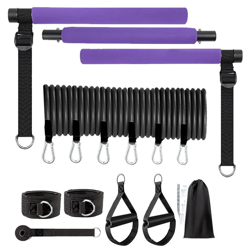Home workout Pilates Bar Kit-Full Body Trainer
