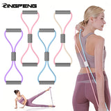 Resistance Bands Set-Elastic Workout Bands for Home Fitness