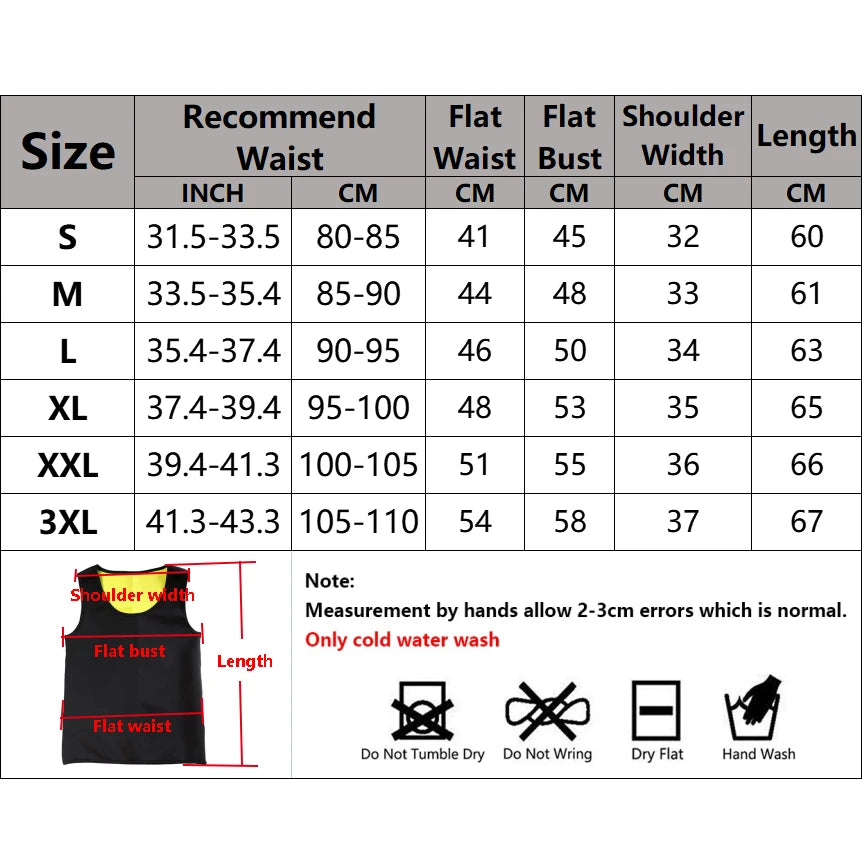 Men Slimming Body Shaper Modeling Vest