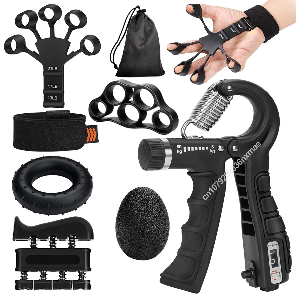 Hand Grip Adjustable 5-60kg-Ejercitador de Mano Profesional