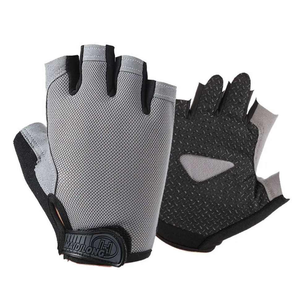 Half Finger Fitness Gloves- Anti-slip Gym Training Gloves