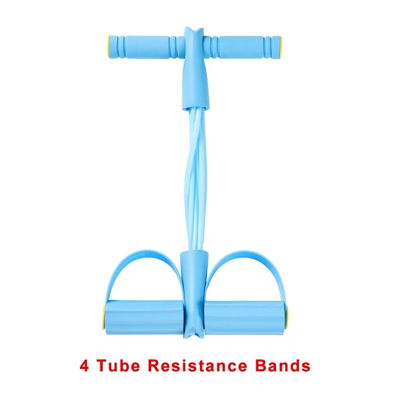 4-Level Resistance Band Tensioner with Non-Slip Handles-Home workout Resistance