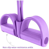 4-Level Resistance Band Tensioner with Non-Slip Handles-Home workout Resistance