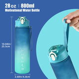800ML Large Capacity Sports Water Bottle LeakProof Fitness Hydration Bottle
