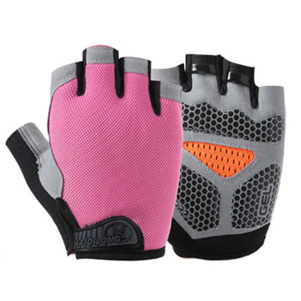 Half Finger Fitness Gloves- Anti-slip Gym Training Gloves