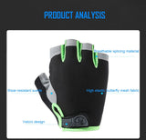 Half Finger Fitness Gloves- Anti-slip Gym Training Gloves