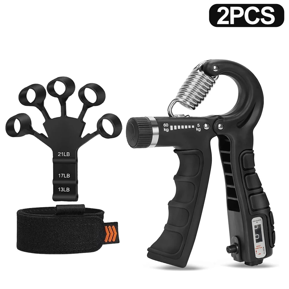 Hand Grip Adjustable 5-60kg-Ejercitador de Mano Profesional