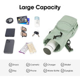 Hydration Bottle Carrier Bag with Phone Pocket – Adjustable Strap Travel Holder