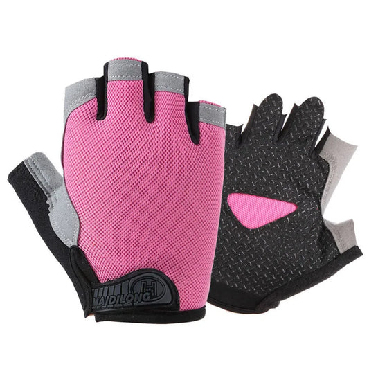 Half Finger Fitness Gloves- Anti-slip Gym Training Gloves