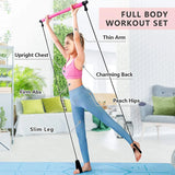 Home workout Pilates Bar Kit-Full Body Trainer