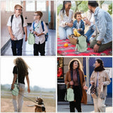 Hydration Bottle Carrier Bag with Phone Pocket – Adjustable Strap Travel Holder