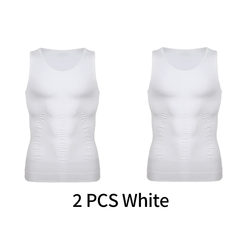 Mens SlimFit Body Shaper Vest