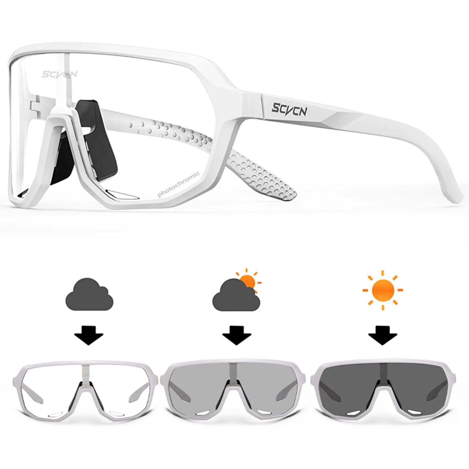 Photochromic Sport Cycling Sunglasses