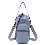 Hydration Bottle Carrier Bag with Phone Pocket – Adjustable Strap Travel Holder