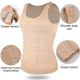 Mens SlimFit Body Shaper Vest