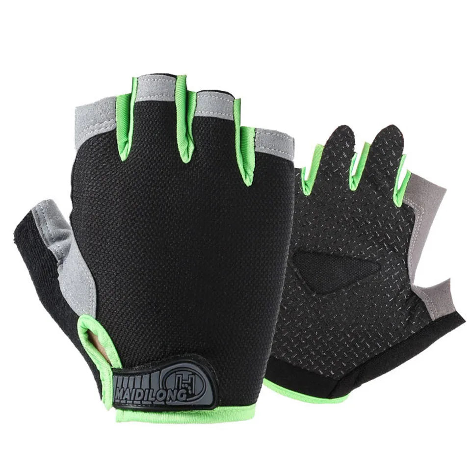 Half Finger Fitness Gloves- Anti-slip Gym Training Gloves